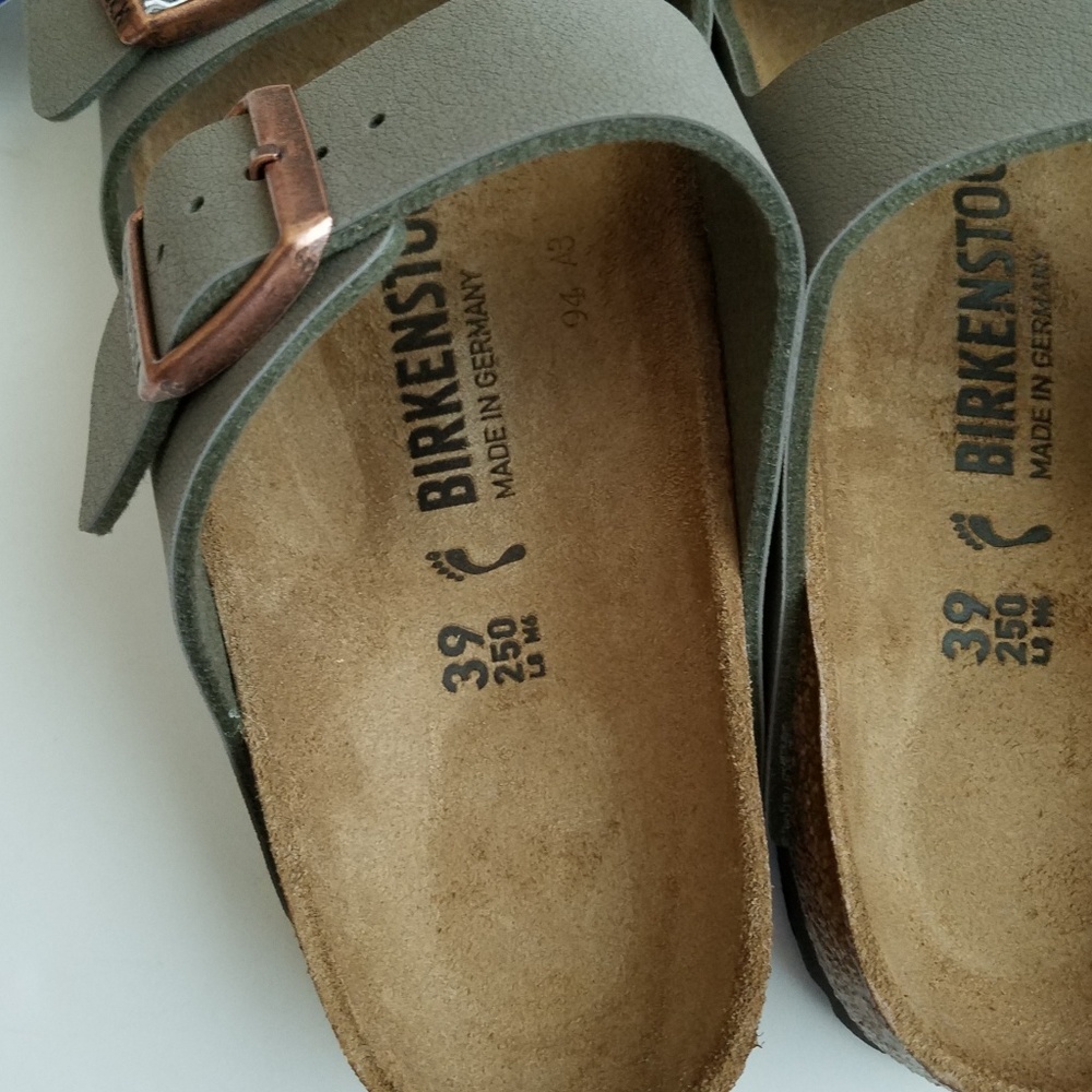 Birkenstock Arizona Stone Gray Sandals 39 - Picture 3 of 6